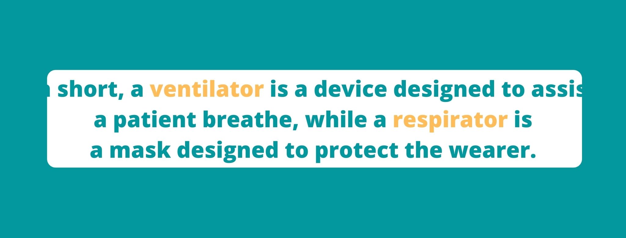 Respirator vs Ventilator What Is the Difference? SPECIALNEEDSEQUIPMENT